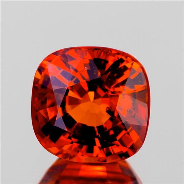 Natural Intense Orange Sapphire [Flawless-VVS]