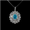 Image 1 : Natural Ethopian Blue Fire Opal Necklace