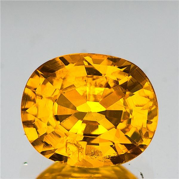 Natural Bright Yellow Sapphire 1.10 Cts [VVS]
