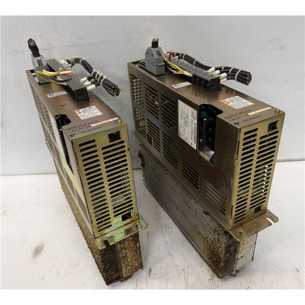 Lot of (2) Yaskawa #CACR-IR15SEB P00 B09 & #CACR-IR15SEB P00 B08