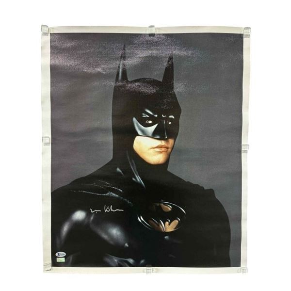 Batman Forever (1995) -  - Val Kilmer (Batman) Signed 20" x 24" Canvas