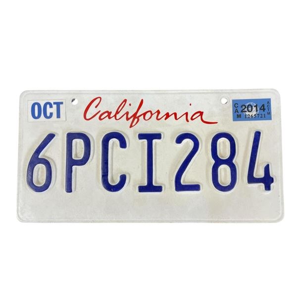 Danny Collins (2015) - Al Pacino (Danny Collins) CA License Plate