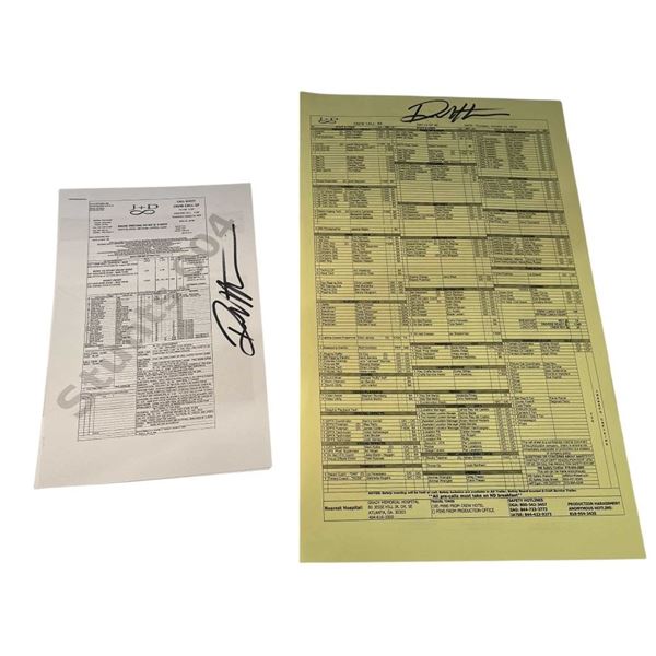 Doctor Sleep (2019) - Call Sheet And Pocket Script Pages Set Signed By Robert Kurtzman