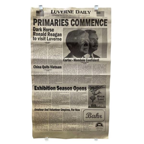 Fargo (2014-) - Ronald Reagan - Jimmy Carter Newspaper