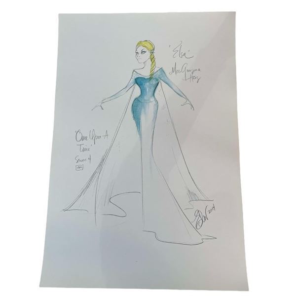 Once Upon a Time (2011-2018) - Elsa Costume Design. (Production used copy)