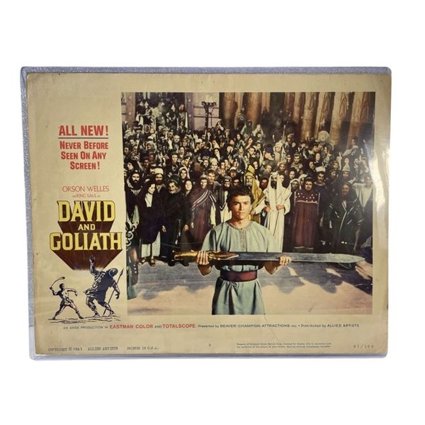 David and Goliath (1960) - Lobby Card