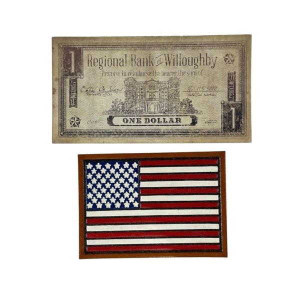 Revolution (2012-2014) - Leather Flag Patch and Banknote