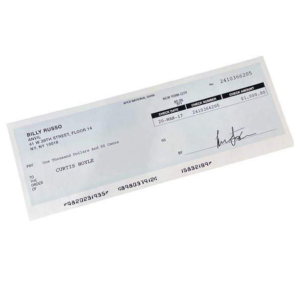 The Punisher (2017-2019) - Billy Russo / Curtis Hoyle Check