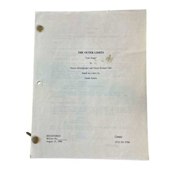 The Outer Limits (1995-2002) - "Lost Songs" Script