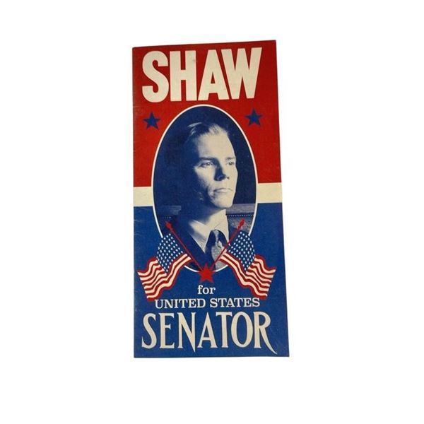 Fantastic Beasts and Where to Find Them (2016) - "Shaw For United States Senator" Pamphlet