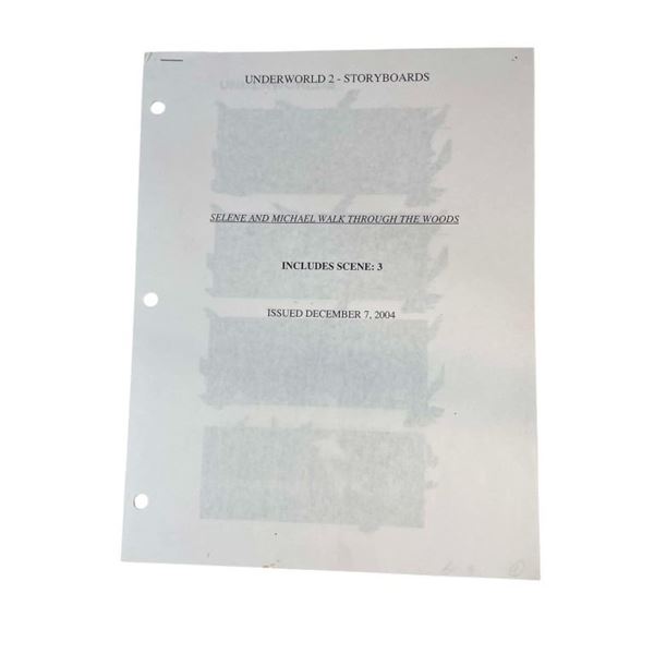 Underworld: Evolution (2006) - Set of Storyboards