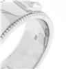 Image 8 : NEW 14k Gold GIA 0.53 ctw Emerald Cut Diamond Solitaire Milgrain Wide Band Ring
