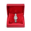 Image 9 : Rolex Ladies Stainless Steel 26MM Silver Index Engine Turn Bezel Date Wristwatch