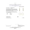 Image 5 : 1.60 ctw Diamond Hoop Earrings - 14KT Yellow Gold