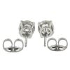 Image 4 : NEW Classic Platinum 1.86 ctw Round Brilliant Cut Diamond Prong Set Stud Earring