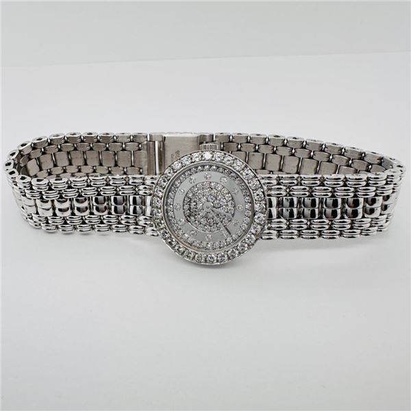 Chopard Genève Ladies' Stainless Steel Diamond Watch