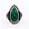 Image 1 : 5.00 ctw Emerald and 0.99 ctw Diamond 18K White Gold Ring (GIA CERTIFIED)