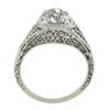 Image 9 : Antique Art Deco 18k Gold GIA 1.84 ctw European Diamond Filigree Engagement Ring