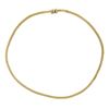 Image 6 : Elegant Yellow Gold 20" 4.3mm Polished Flat Cuban Curb Link Chain Necklace