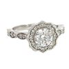 Image 2 : 1.35 ctw Diamond Ring - 14KT White Gold