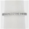 Image 1 : Tiffany & Co. Plat 0.30 ctw Channel Diamond 2.6mm Petite Stack Wedding Band Ring