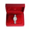 Image 9 : Rolex Ladies Stainless Steel Silver Index 18K Gold Diamond And Sapphire Bezel Da