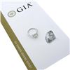 Image 8 : New 14k White Gold 1.59 ctw GIA Round Diamond w/ Halo Classic Engagement Ring