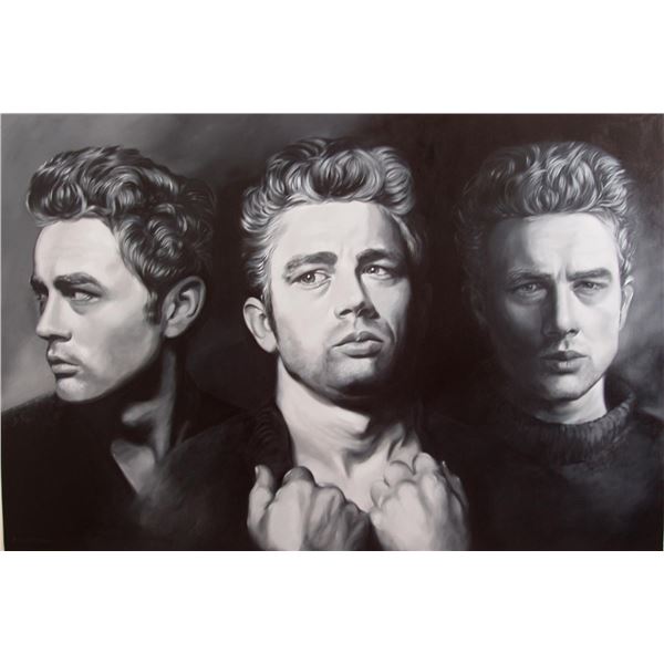 James in Black & White ORIGINAL by Margaret Korona