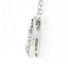 Image 5 : Antique Art Deco 14k Gold 0.50 ctw Pave Diamond Tear Drop Slide Pendant w/ Chain