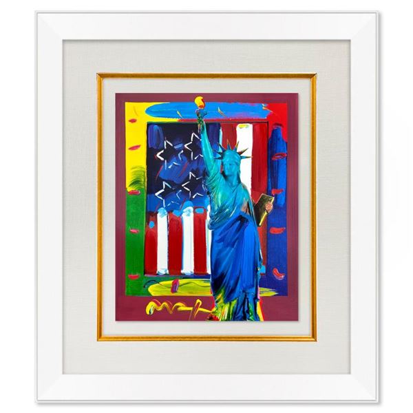 Full Liberty with Flag by Peter Max