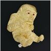 Image 6 : 18K Yellow Gold Ruby & Diamond Detailed Textured Baby Gorilla Monkey Brooch Pin