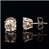Image 2 : 3.00 ctw Diamond 18K White Gold Stud Earrings