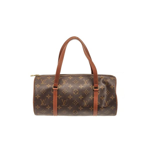 Louis Vuitton Brown Canvas Papillon 30cm Shoulder Bag