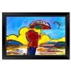 Image 1 : Umbrella Man at Sea by Peter Max
