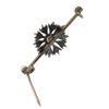 Image 2 : Antique Victorian Gold & Silver 0.30 ctw Diamond & Pearl Floral Bar Pin Brooch