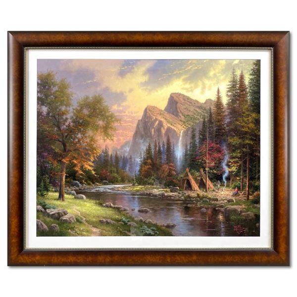 Mountains Declare His Glory by Thomas Kinkade (1958-2012)