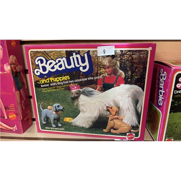 MATTEL 'BEAUTY AND PUPPIES'