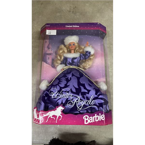 MATTEL LIMITED EDITION 'WINTER ROYALE' BARBIE