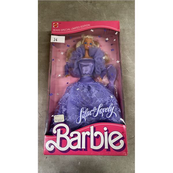 MATTEL SEARS SPECIAL LIMITED EDITION 'LILAC & LOVELY' BARBIE