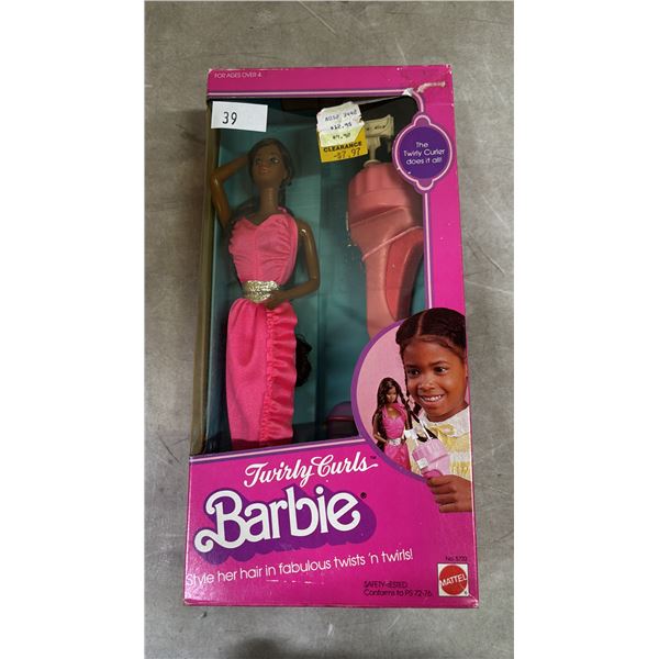 MATTEL 'TWIRLY CURLS' BARBIE