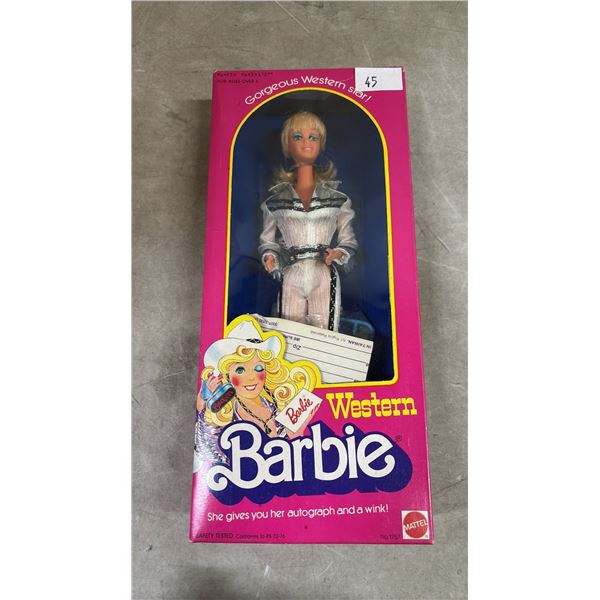 MATTEL 'WESTERN' BARBIE