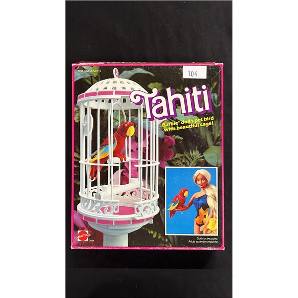 MATTEL 'TAHITI' BARBIE DOLL'S PET BIRD