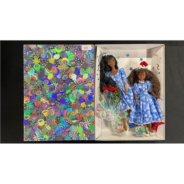 TWO VINTAGE 'HOLIDAY' BARBIES