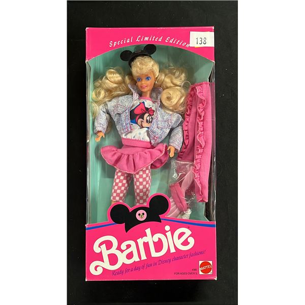 MATTEL SPECIAL LIMITED EDITION 'READY FOR A DAY OF FUN IN DISNEY CHARACTER FASHIONS!' BARBIE