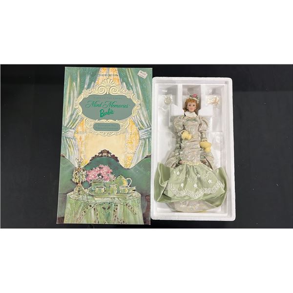 MATTEL LIMITED EDITION FIRST IN THE SERIES VICTORIA TEA PORCELAIN COLLECTION 'MINT MEMORIES' BARBIE