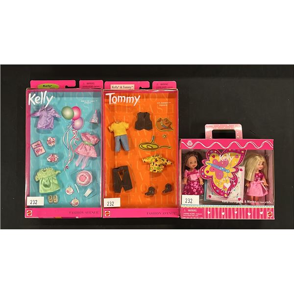 MATTEL 'KELLEY & MARISA' VALENTINE FRIENDS, MATTEL KELLEY 'PIECE OF CAKE' FASHION & TOMMY 'LIL