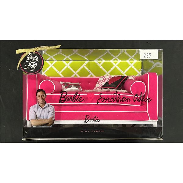 BARBIE 50TH ANNIVERSARY PINK LABEL BARBIE COLLECTION BARBIE LOVE 'JONATHAN ALDER' CHIC SOFA SET