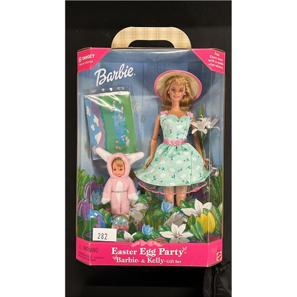 MATTEL 'EASTER EGG PARTY' BARBIE & KELLY GIFT SET