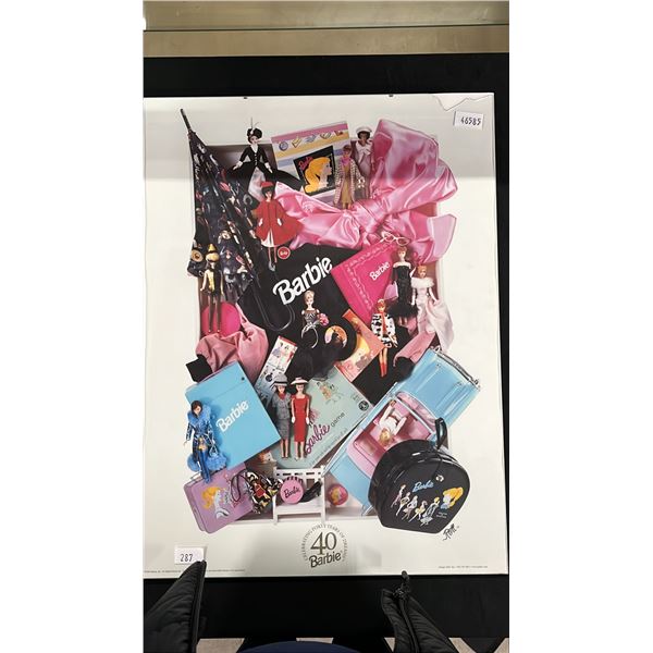 FRAMED BARBIE PRINT