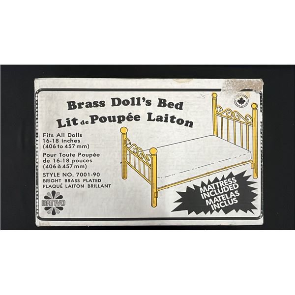 BRASS DOLL BED